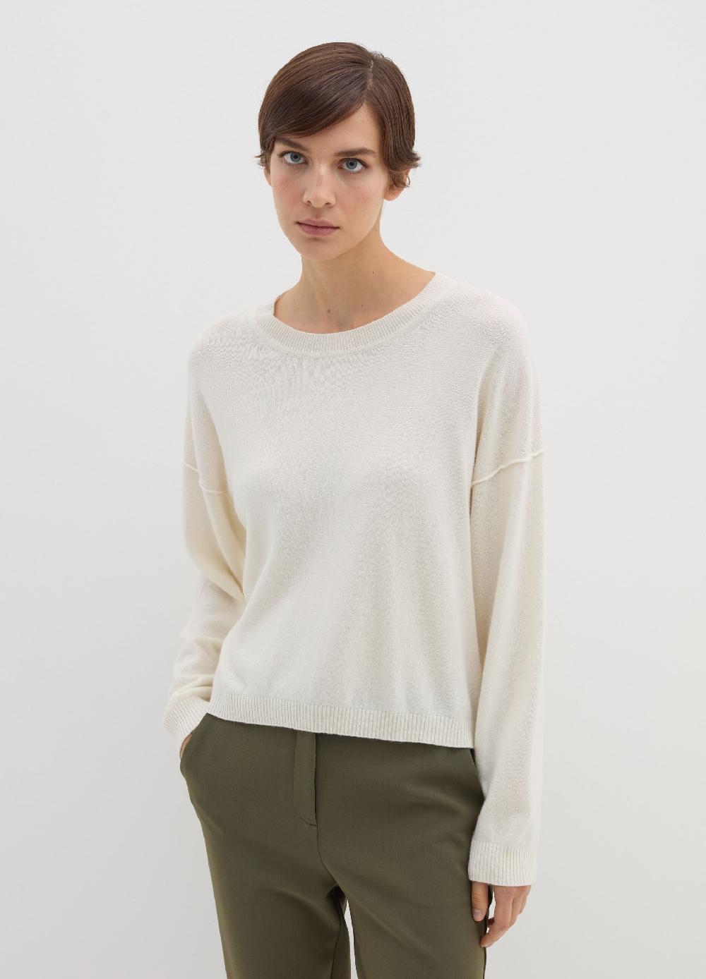 Stefanel Pullover Oversize Con Scollo Rotondo