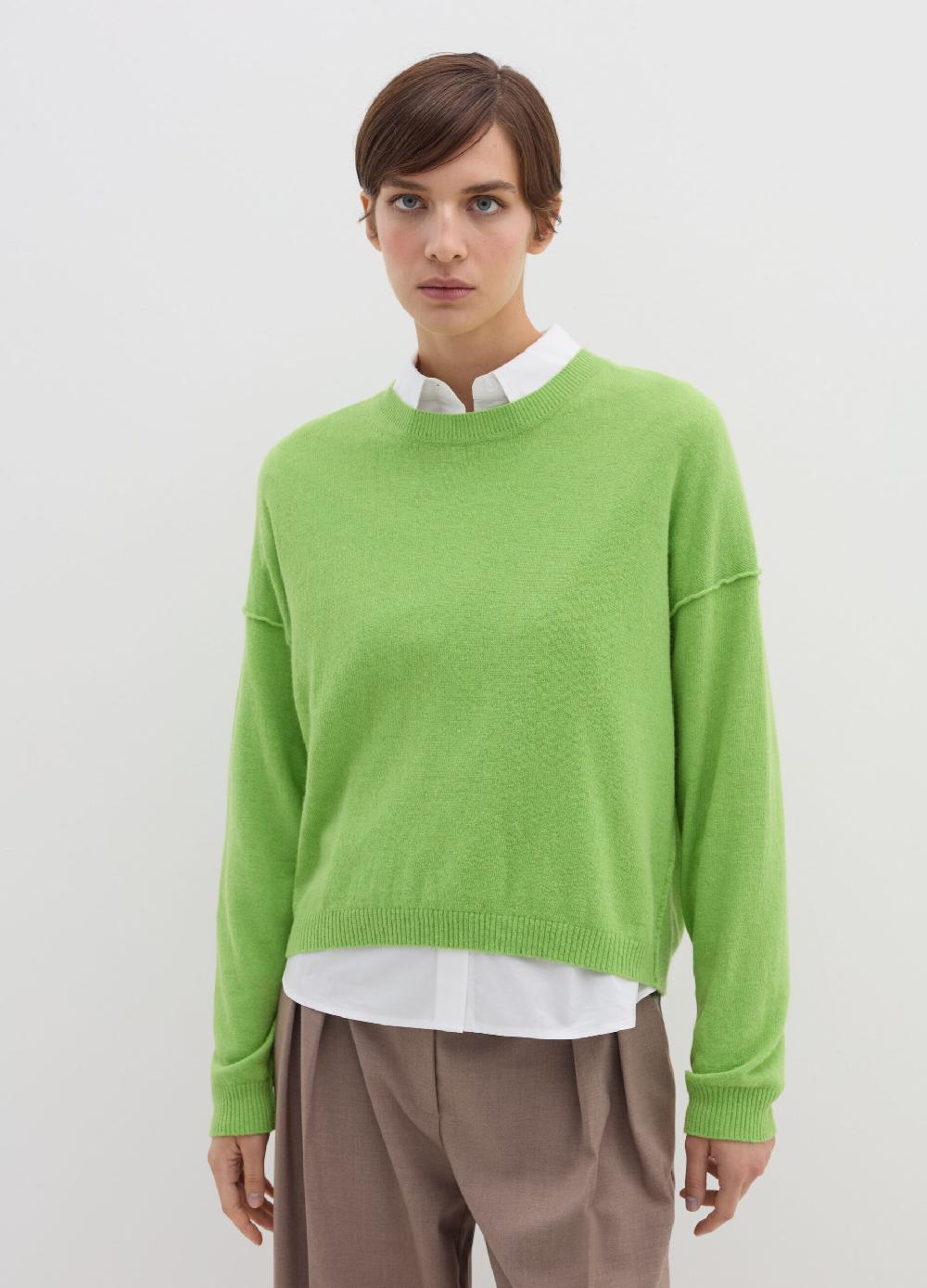 Stefanel Pullover Oversize Con Scollo Rotondo