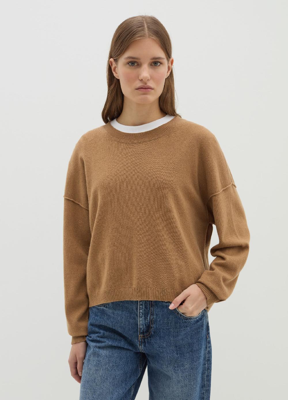 Stefanel Pullover Oversize Con Scollo Rotondo