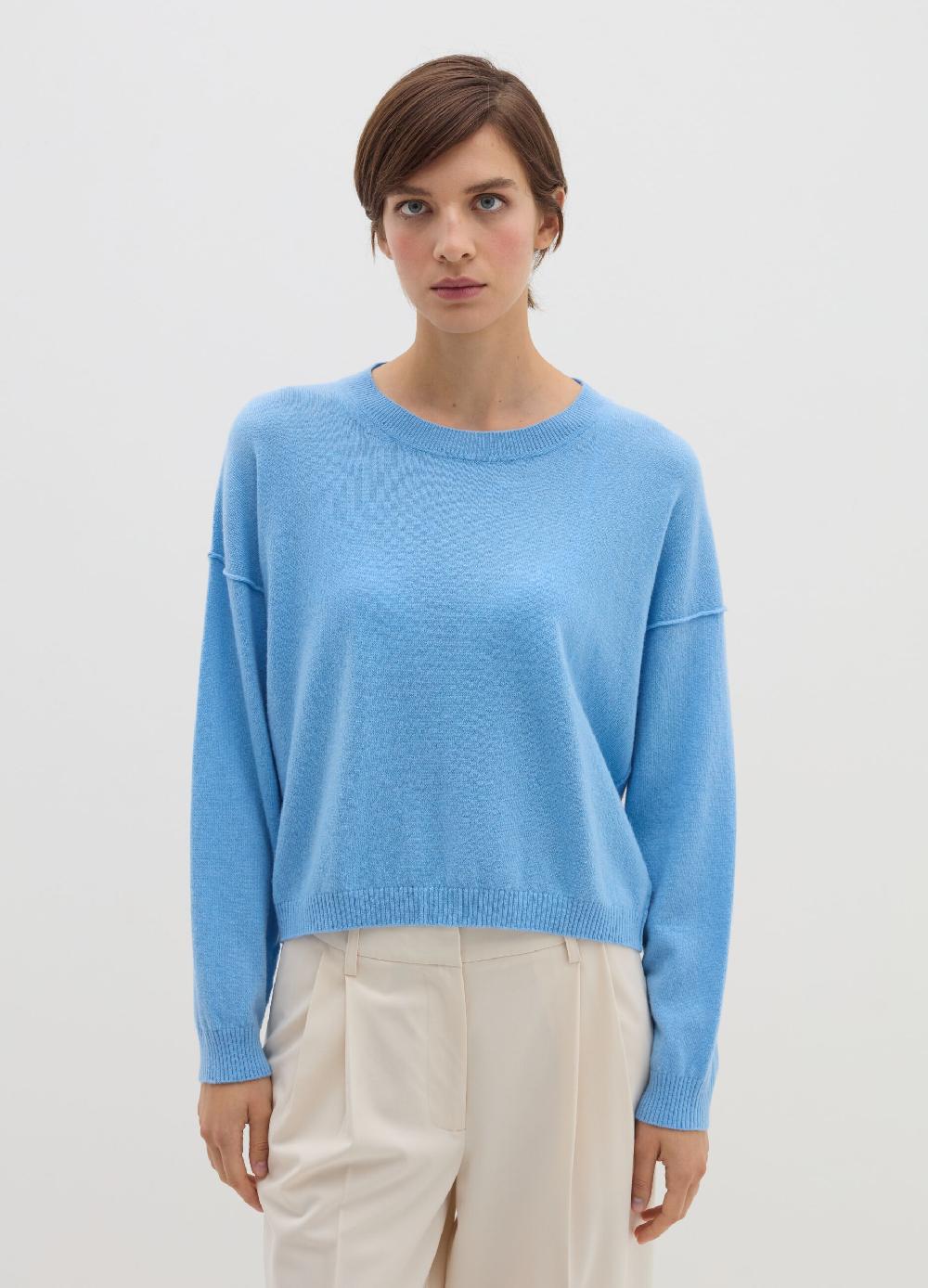 Stefanel Pullover Oversize Con Scollo Rotondo