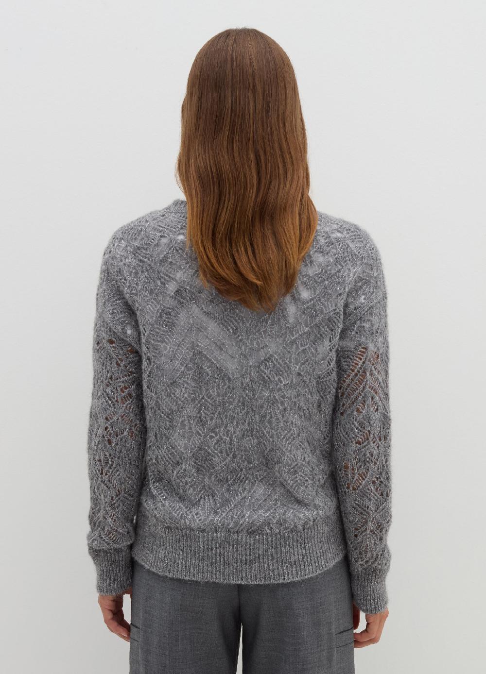 Stefanel Pullover Traforato Con Lurex