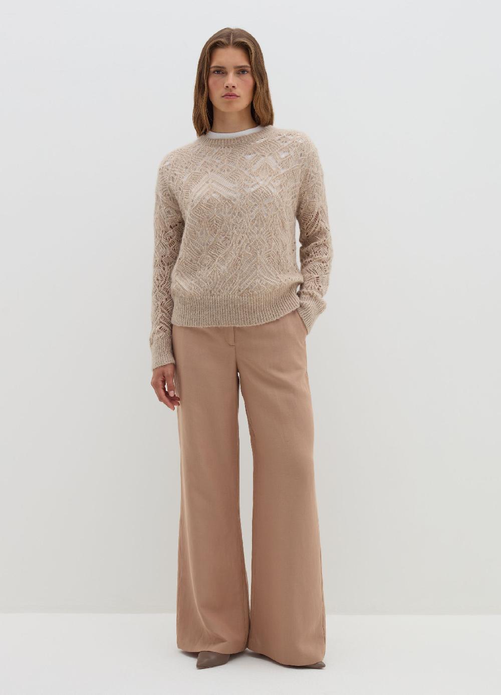 Stefanel Pullover traforato con lurex