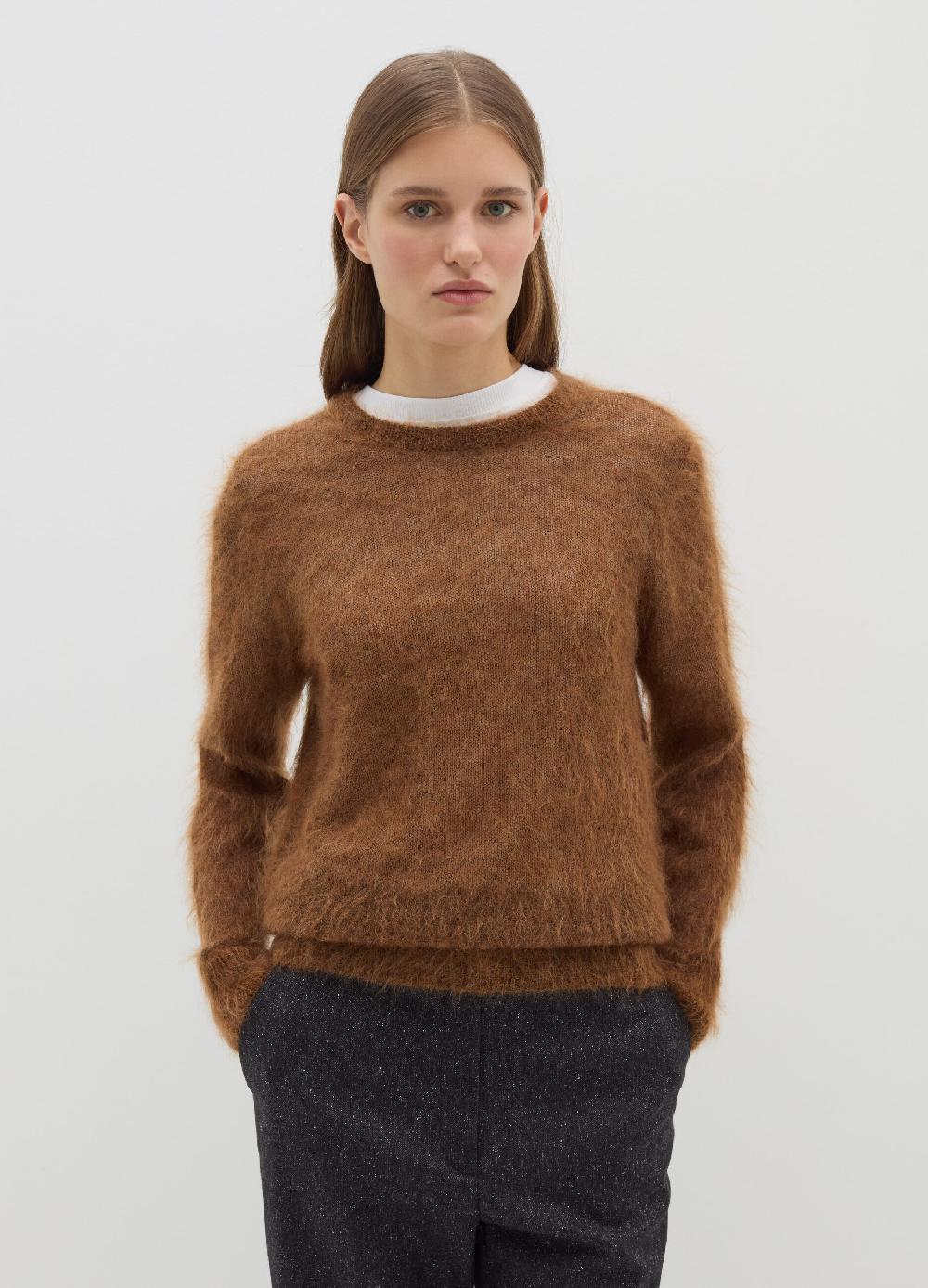 Stefanel Pullover Ultra Leggero In Filato Peloso