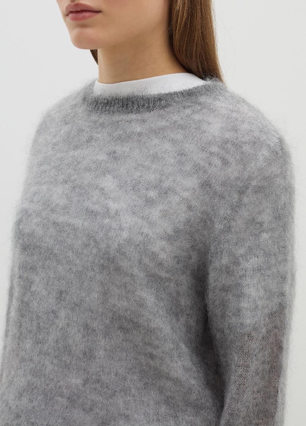 Stefanel Pullover Ultra Leggero In Filato Peloso