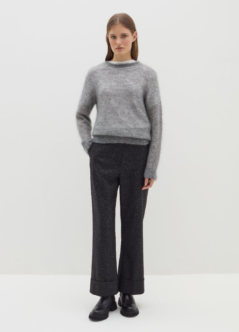 Stefanel Pullover ultra leggero in filato peloso