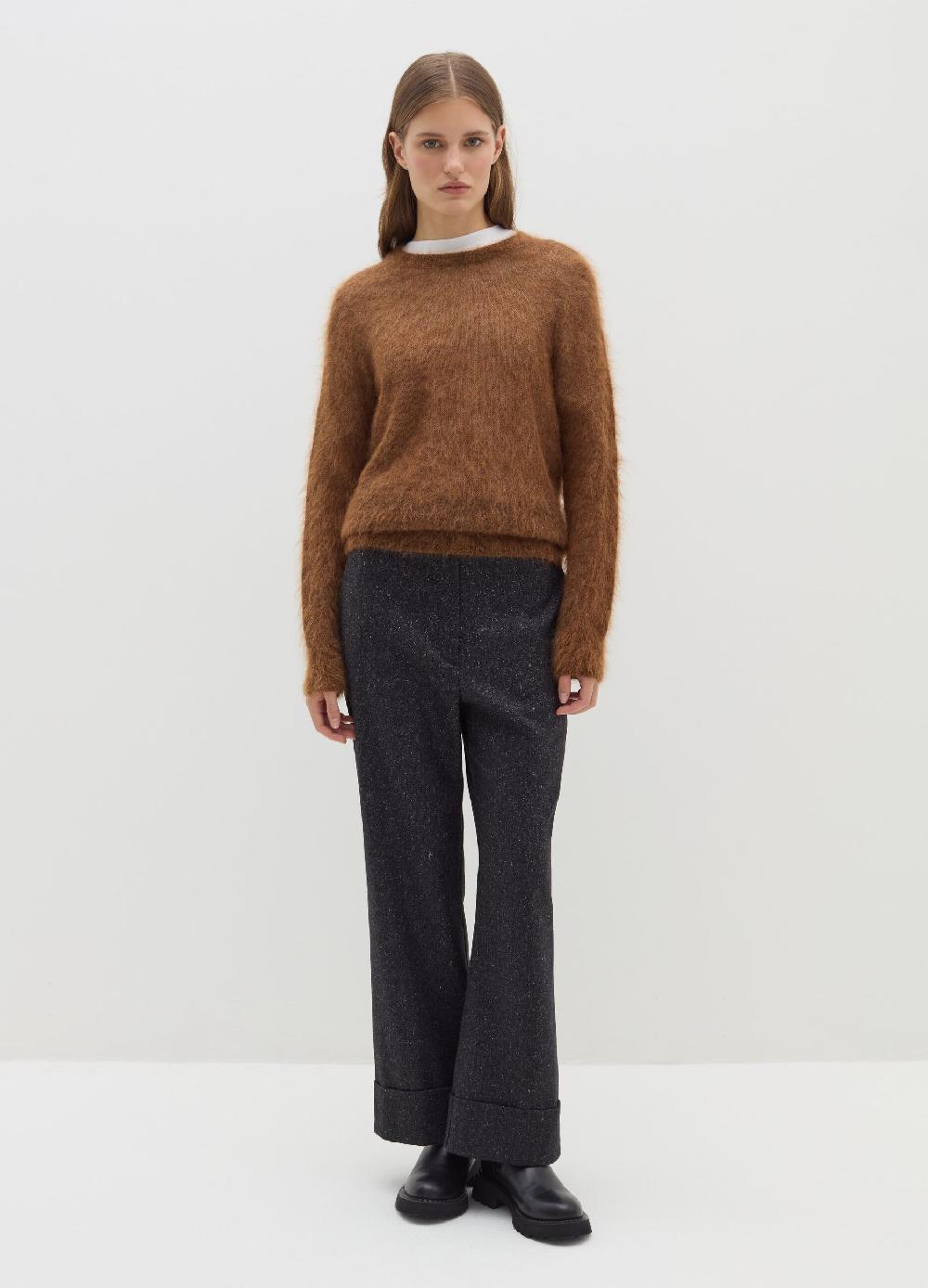 Stefanel Pullover ultra leggero in filato peloso