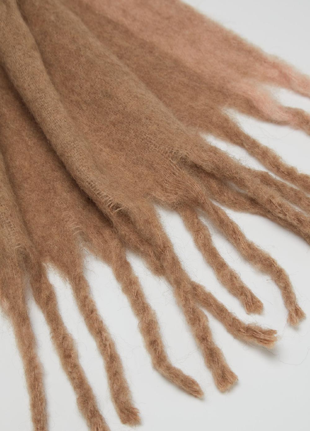 Stefanel Sciarpa Bicolore Con Frange