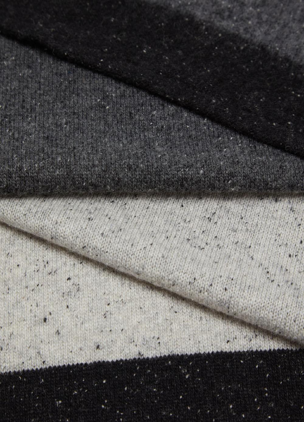 Stefanel Sciarpa Bottonata In Viscosa Lana E Seta