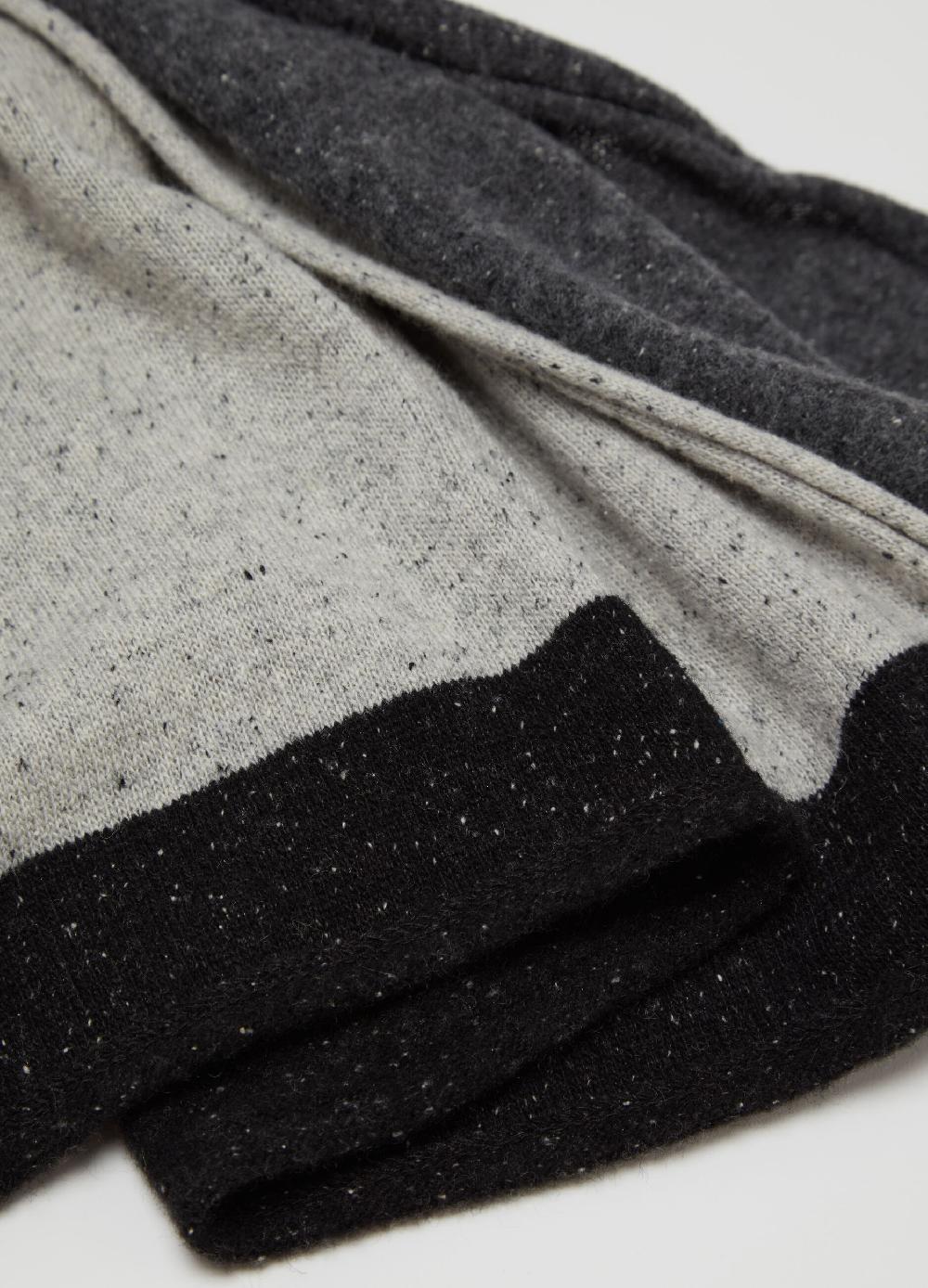 Stefanel Sciarpa Bottonata In Viscosa Lana E Seta