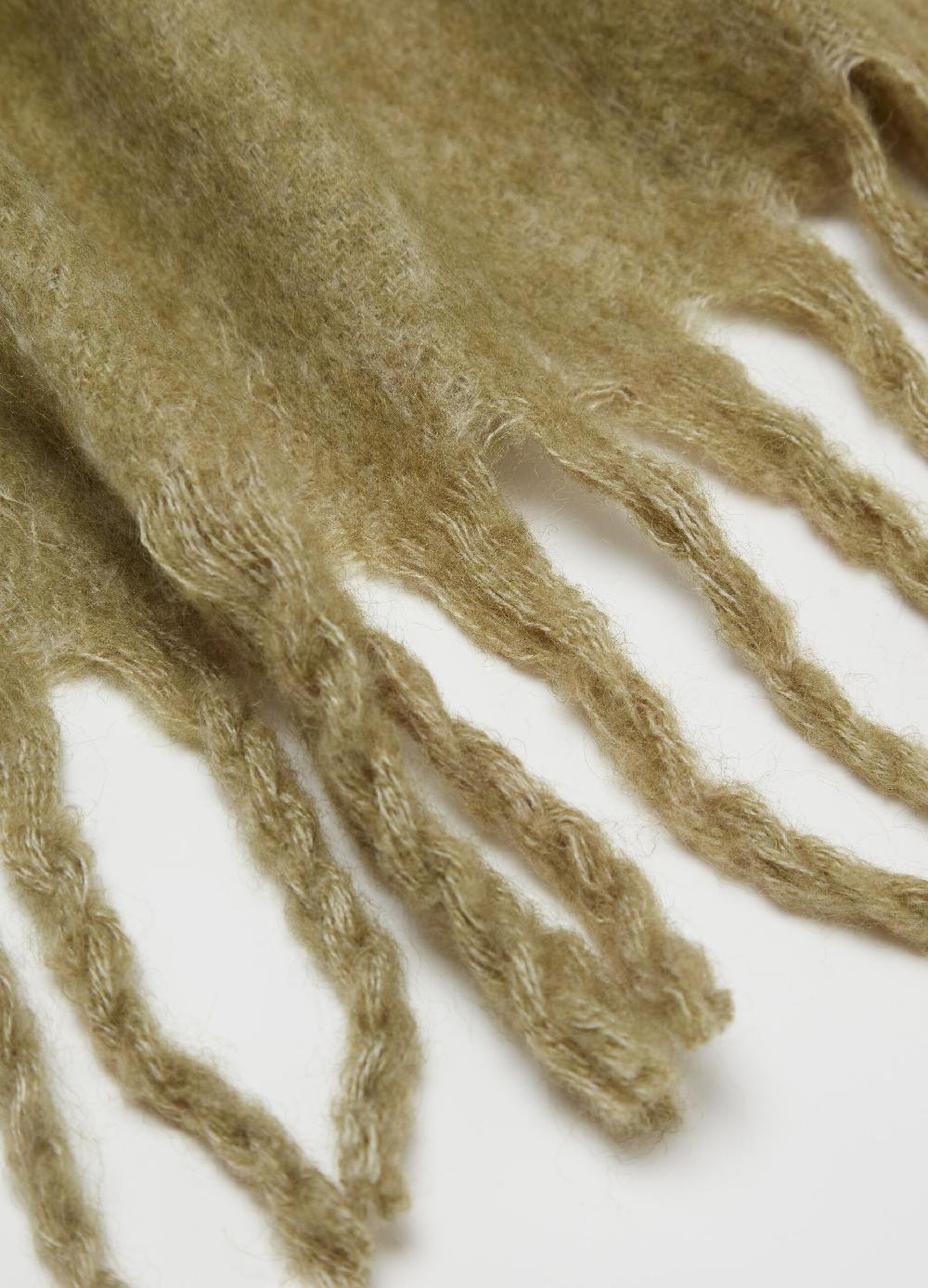 Stefanel Sciarpa Color-block Con Frange