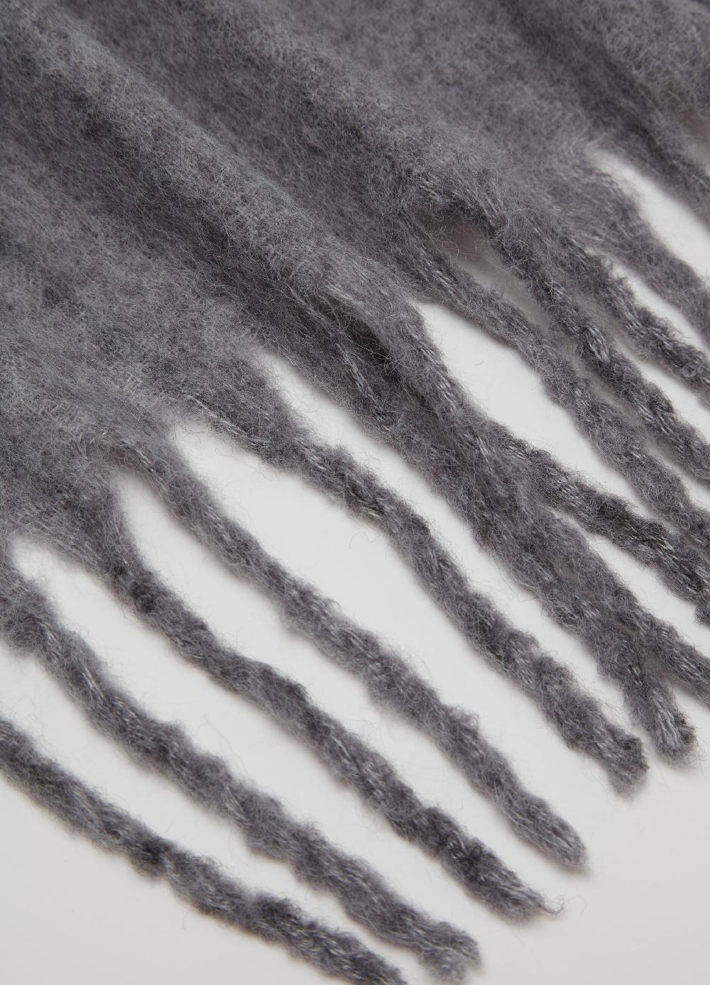 Stefanel Sciarpa Jacquard A Righe Con Frange