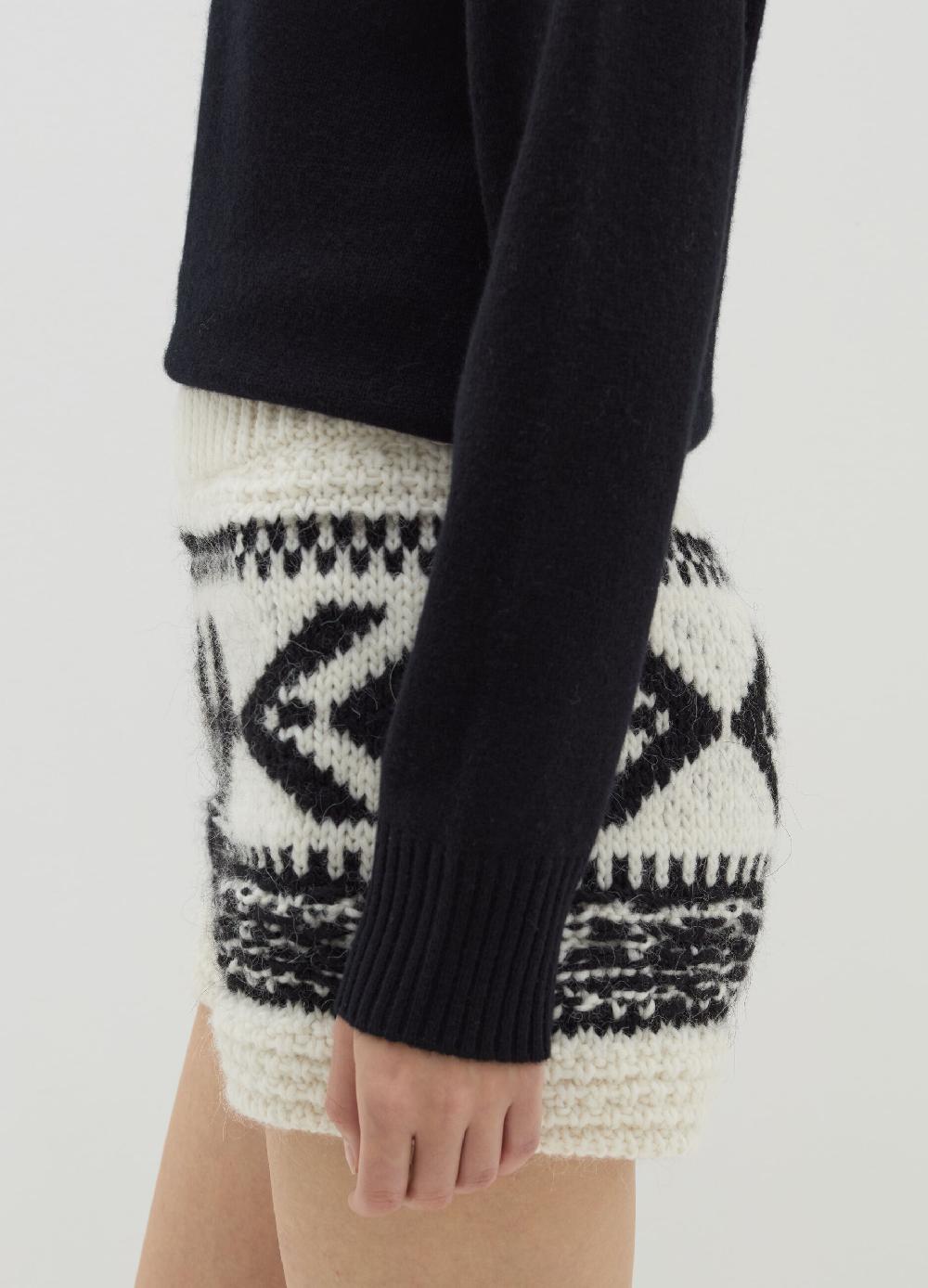 Stefanel Shorts In Stoppino Con Motivo Jacquard