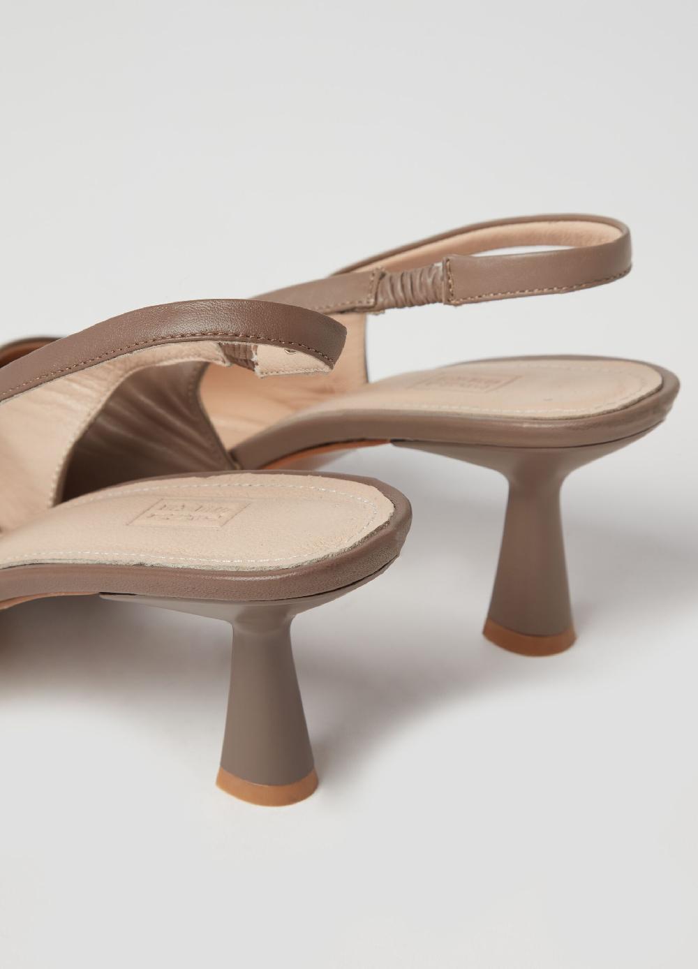 Stefanel Slingback A Punta In Pelle