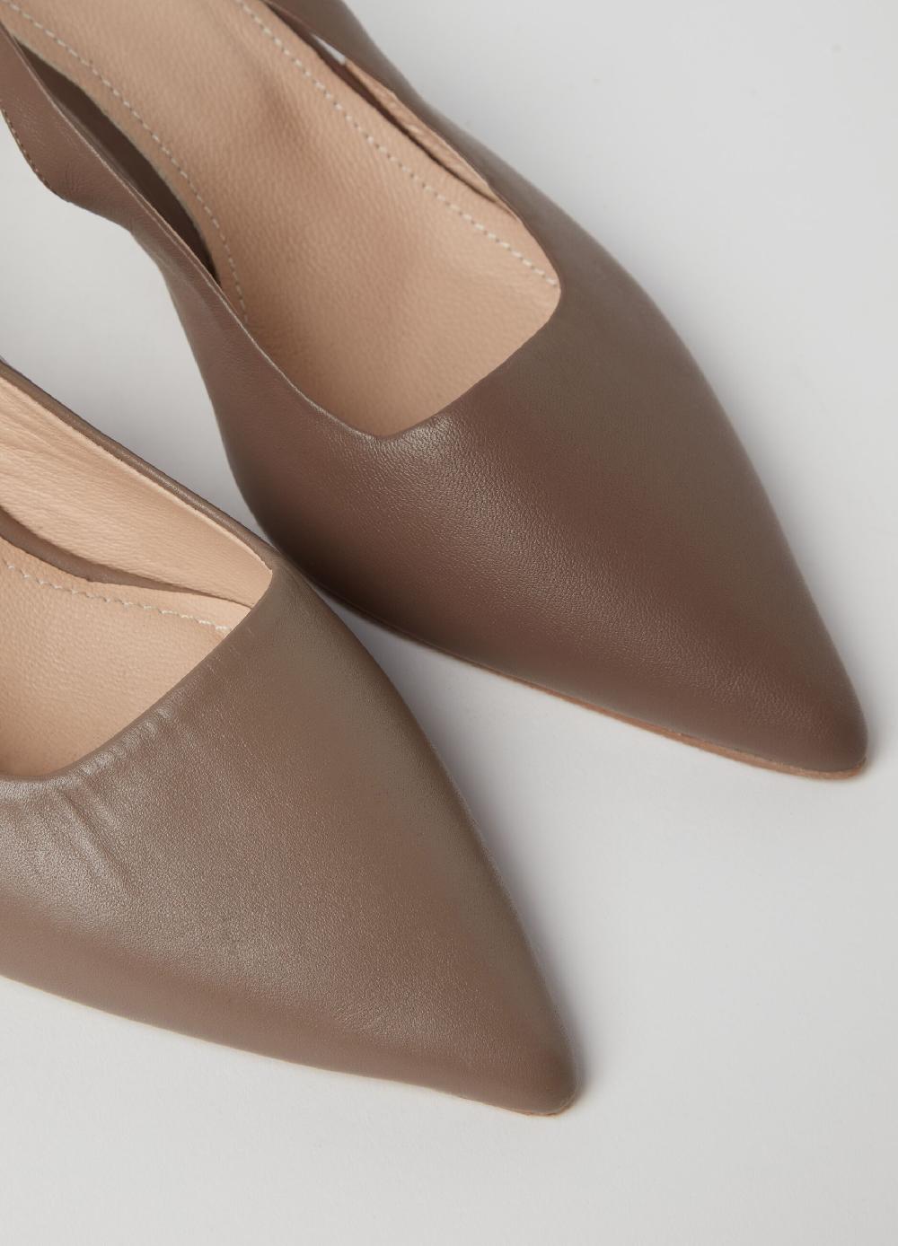 Stefanel Slingback A Punta In Pelle