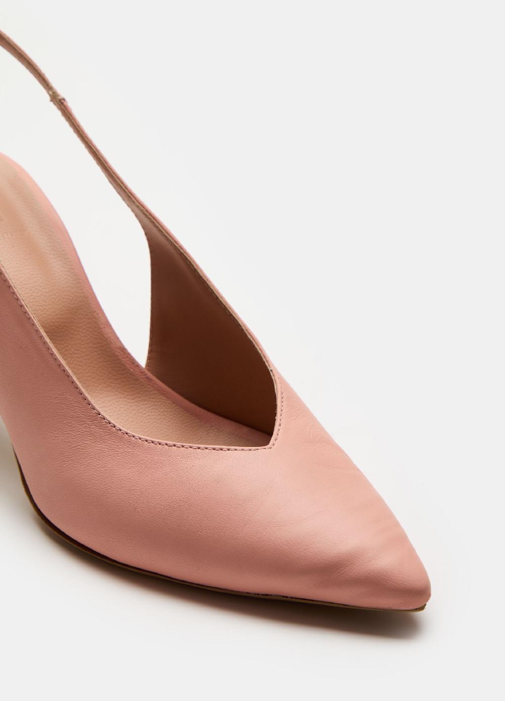 Stefanel Slingback A Punta In Pelle