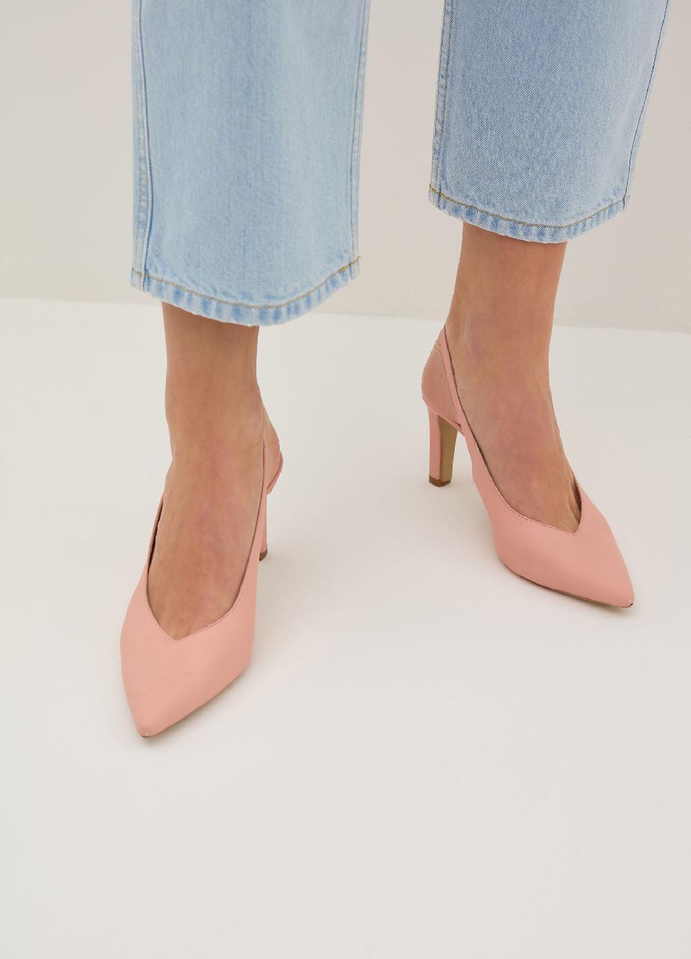 Stefanel Slingback a punta in pelle