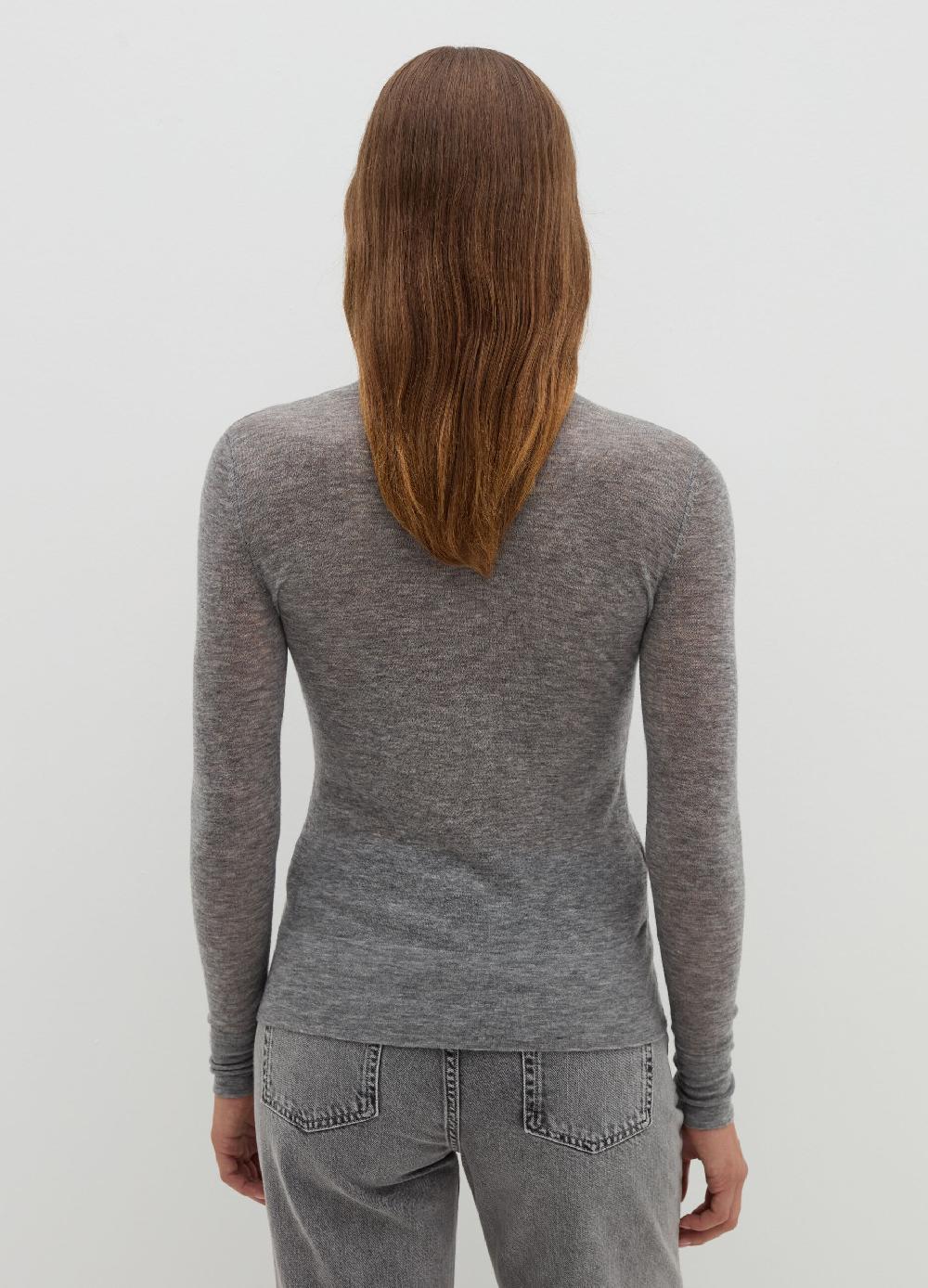 Stefanel T-shirt A Collo Alto Con Maniche Lunghe