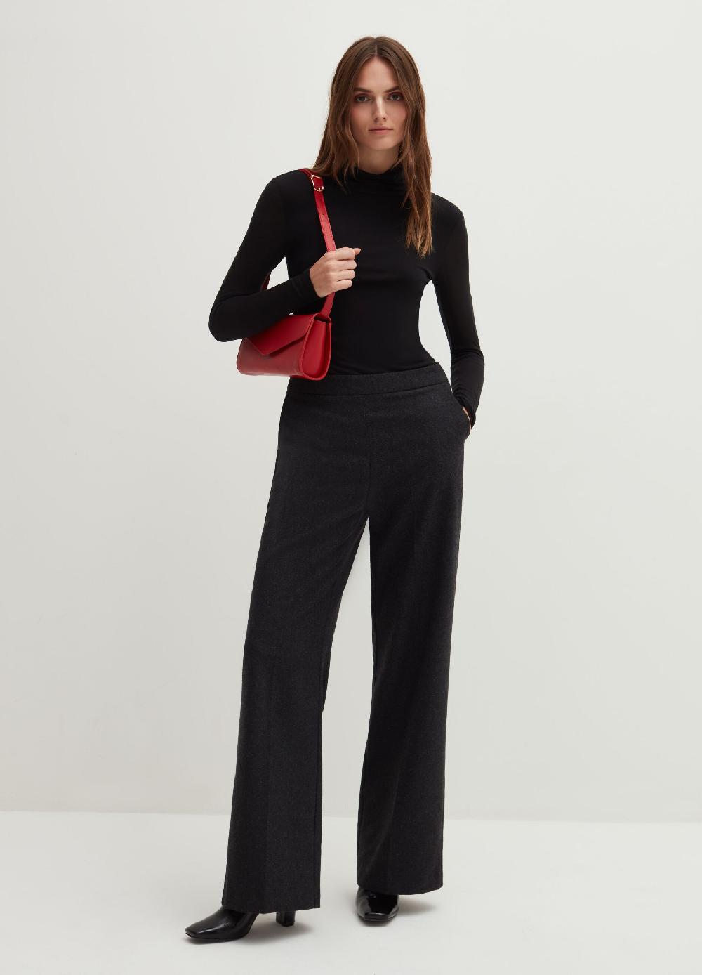 Stefanel T-shirt a maniche lunghe con collo alto