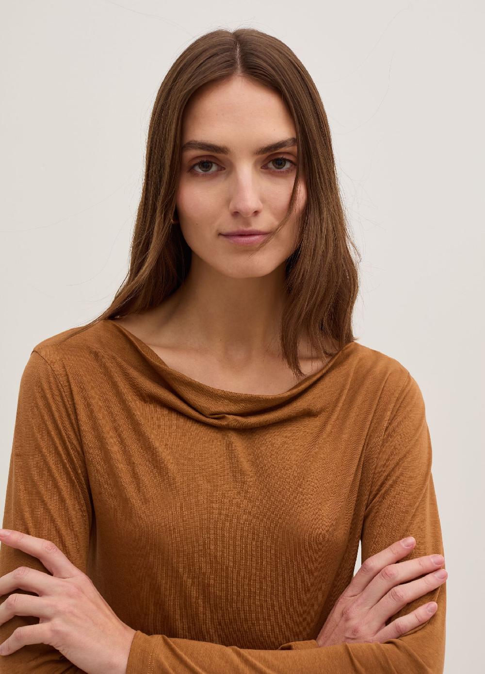 Stefanel T-shirt A Maniche Lunghe In Jersey