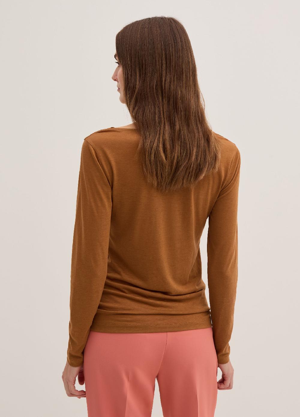 Stefanel T-shirt A Maniche Lunghe In Jersey