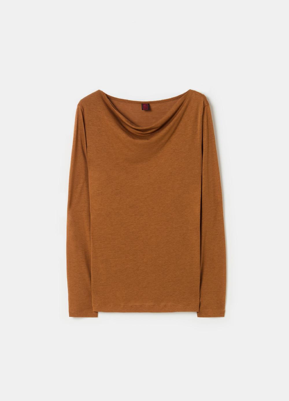 Stefanel T-shirt A Maniche Lunghe In Jersey