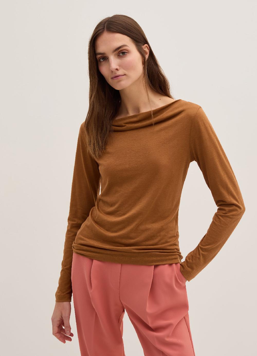 Stefanel T-shirt a maniche lunghe in jersey