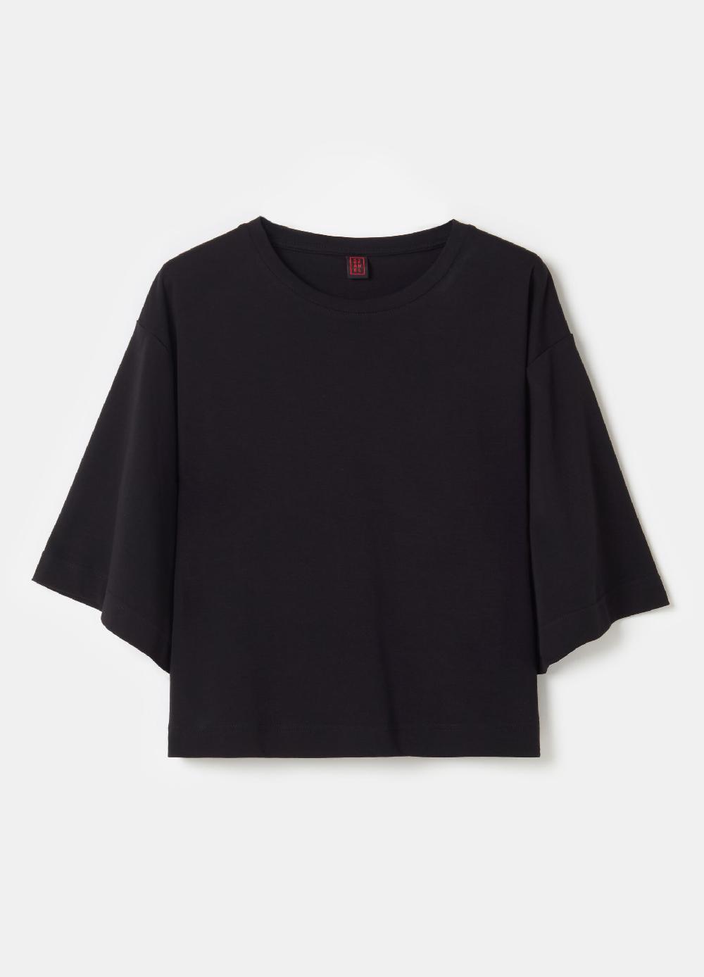 Stefanel T-shirt Boxy Fit In Cotone