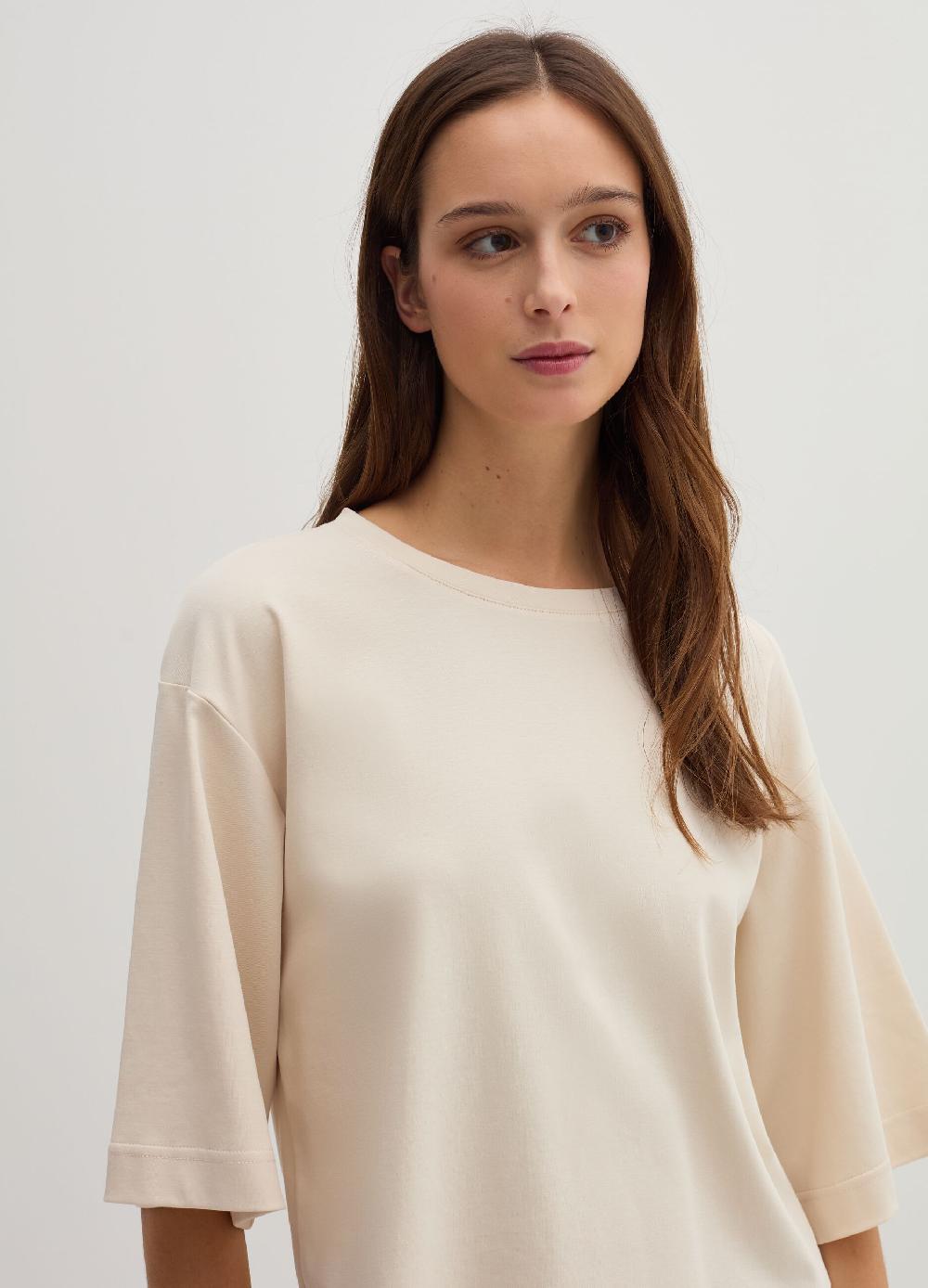 Stefanel T-shirt Boxy Fit In Cotone