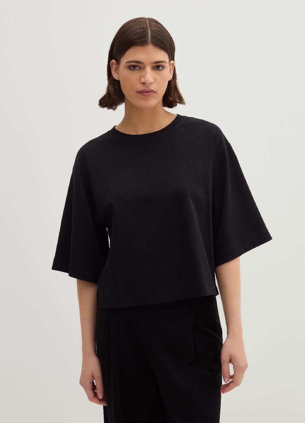 Stefanel T-shirt boxy fit in cotone