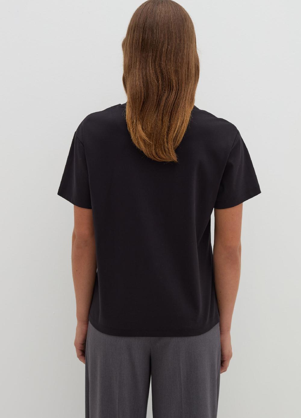 Stefanel T-shirt In Jersey Con Scollo Rotondo