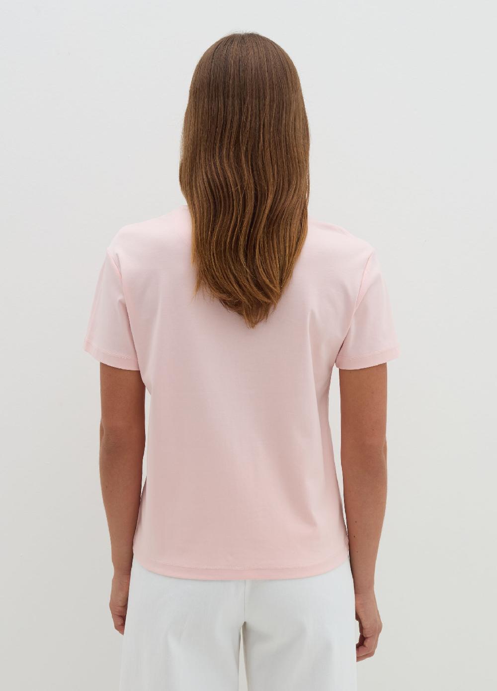 Stefanel T-shirt In Jersey Con Scollo Rotondo