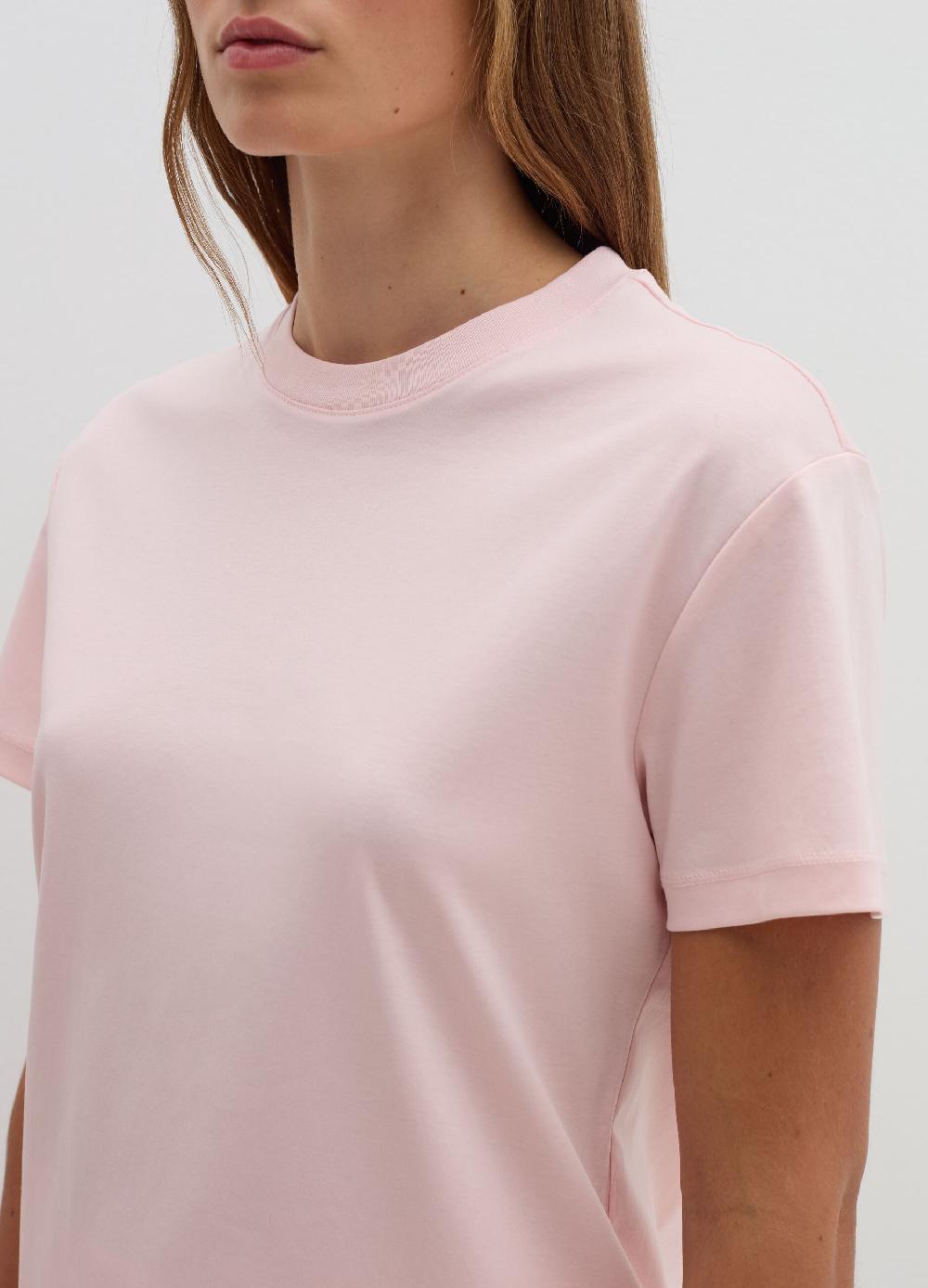 Stefanel T-shirt In Jersey Con Scollo Rotondo