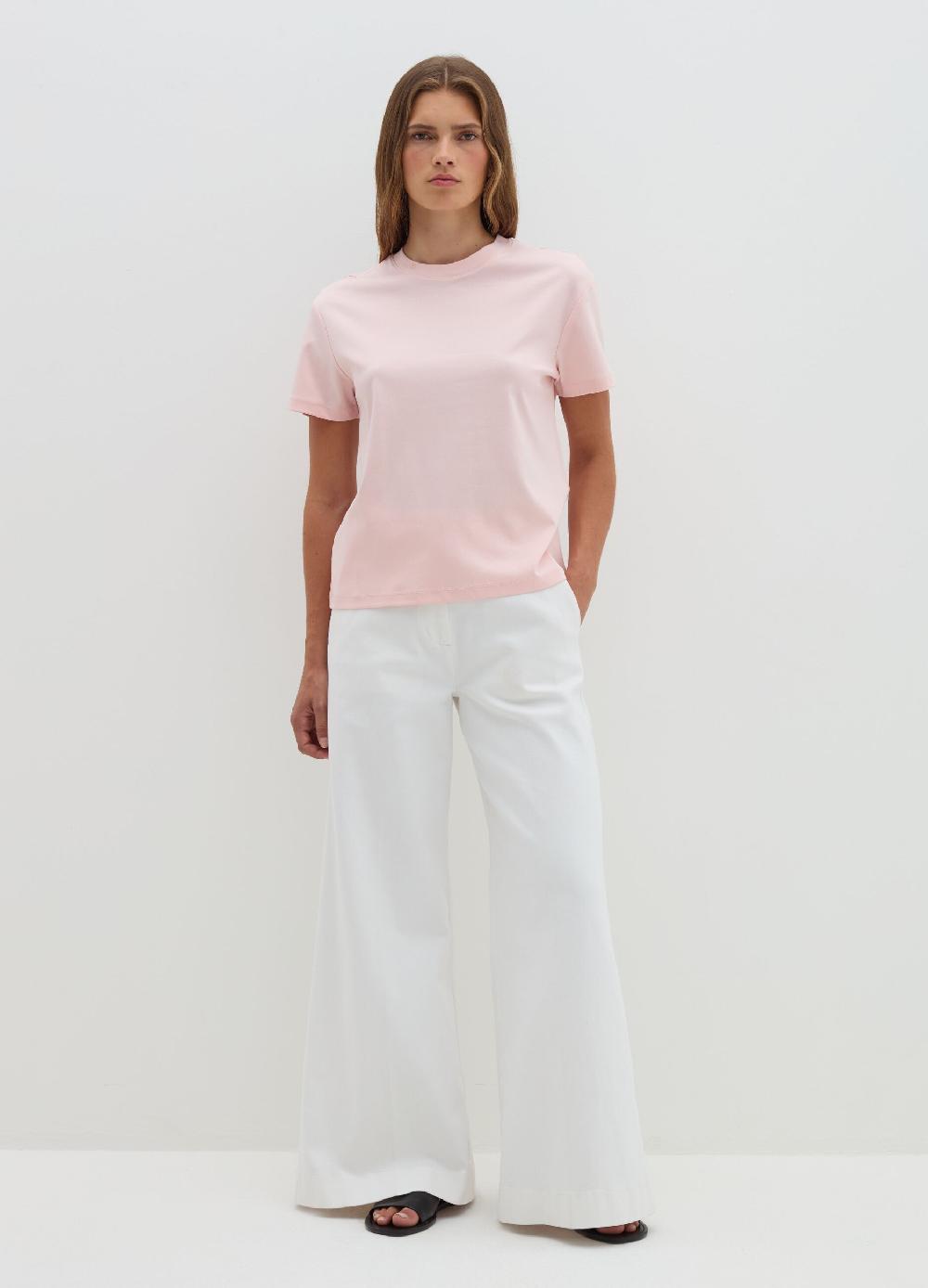 Stefanel T-shirt in jersey con scollo rotondo