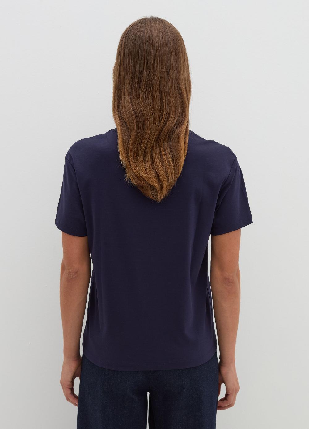 Stefanel T-shirt In Jersey Con Scollo Rotondo