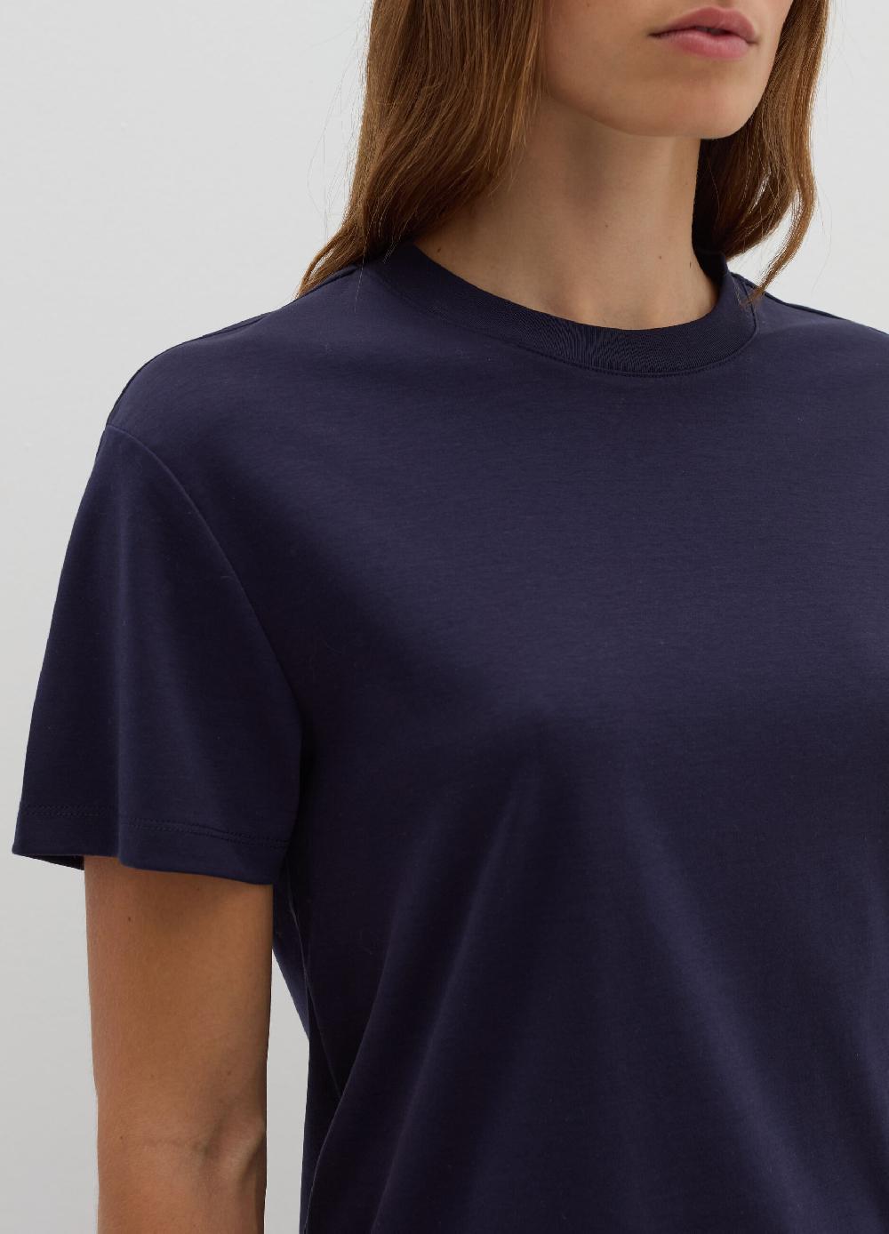 Stefanel T-shirt In Jersey Con Scollo Rotondo