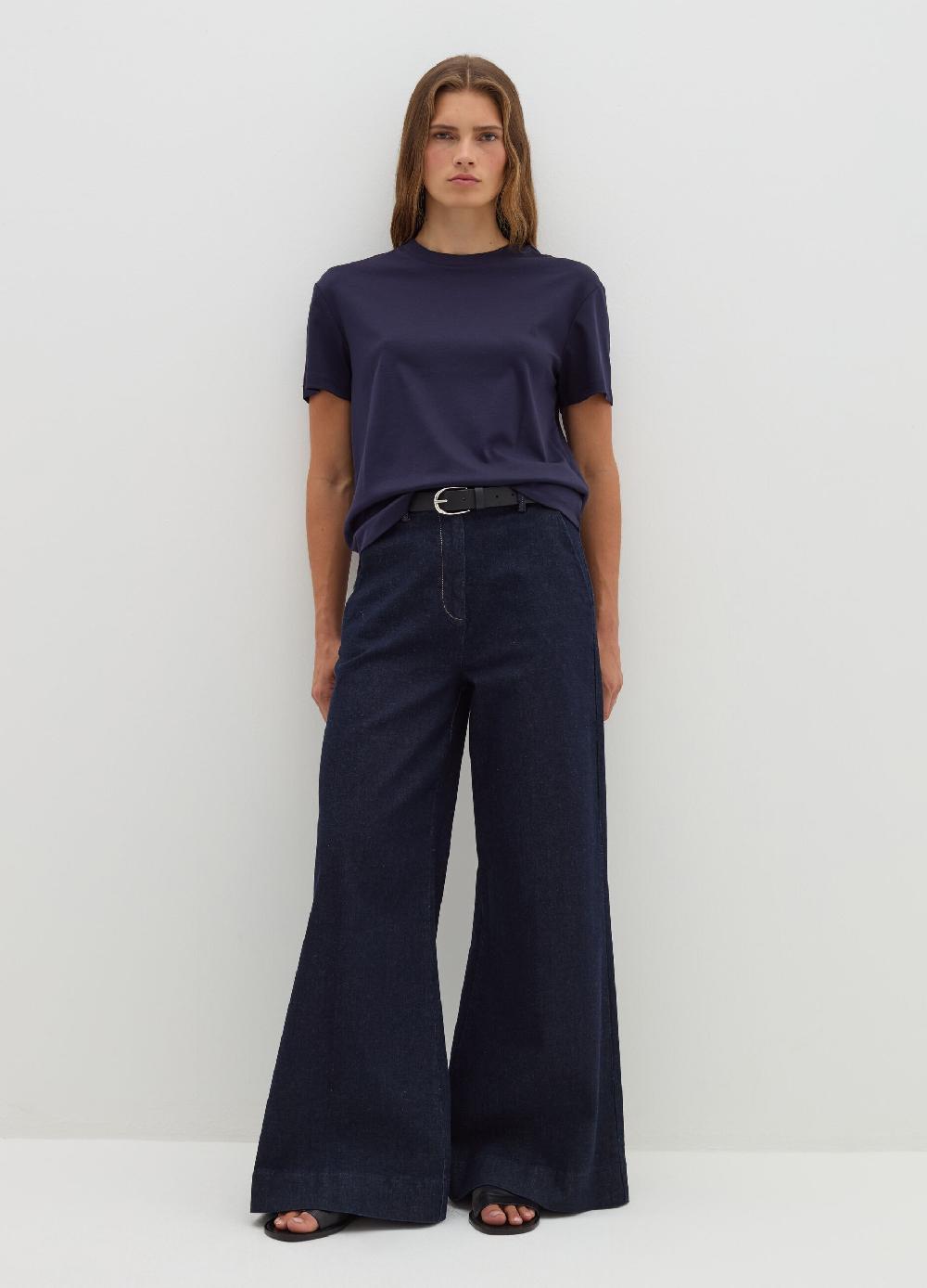 Stefanel T-shirt in jersey con scollo rotondo