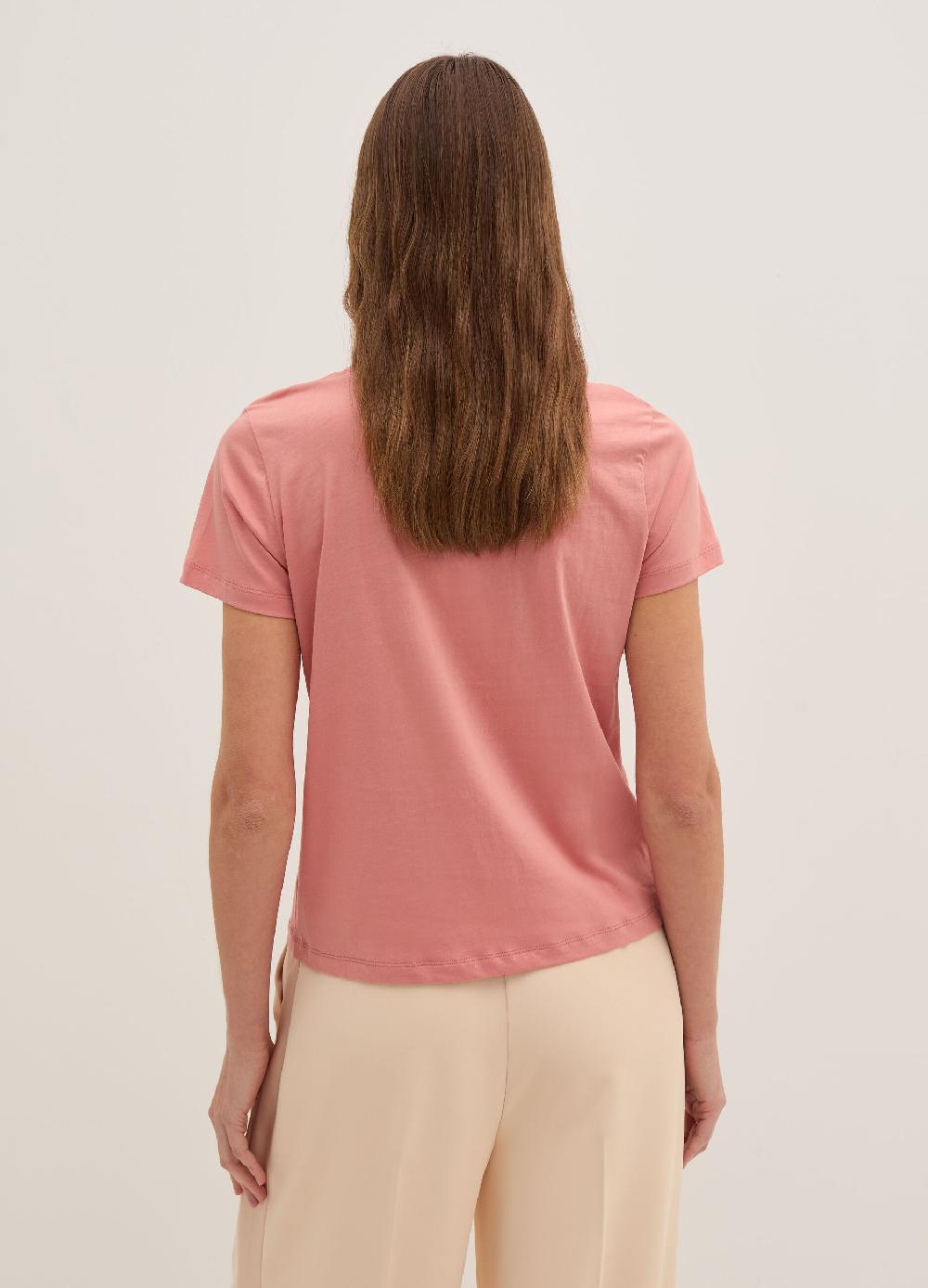 Stefanel T-shirt In Jersey Di Cotone Supima