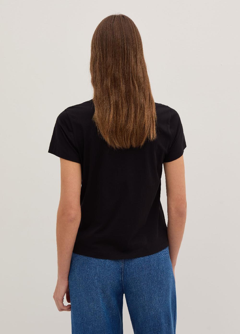 Stefanel T-shirt In Jersey Di Cotone Supima