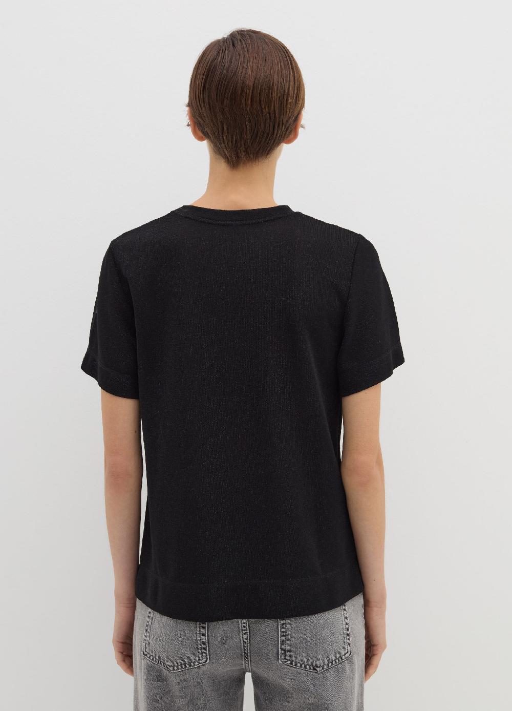 Stefanel T-shirt In Lurex Con Spacchetti