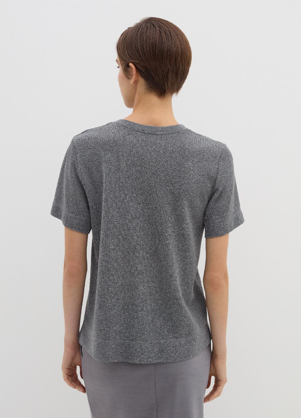 Stefanel T-shirt In Lurex Con Spacchetti