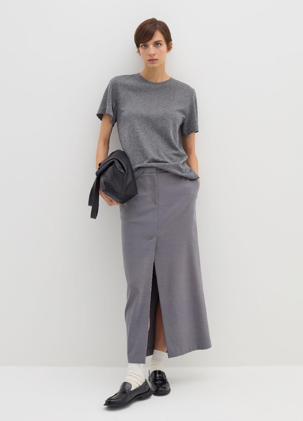 Stefanel T-shirt in lurex con spacchetti