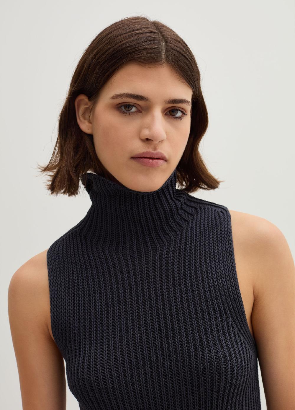 Stefanel Tank top a coste inglesi senza cuciture