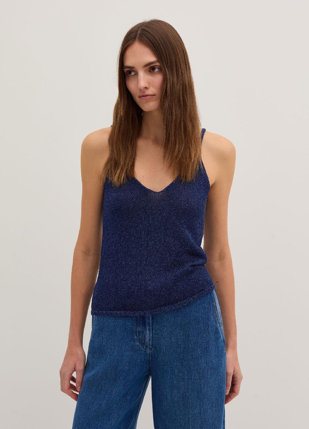 Stefanel Tank top in cordonetto senza cuciture