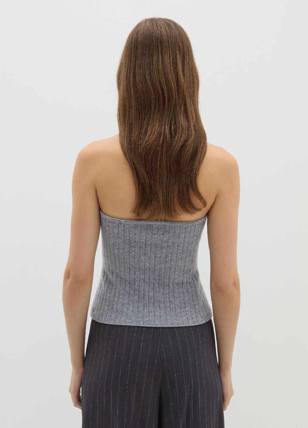 Stefanel Top A Fascia In Lana Cardata