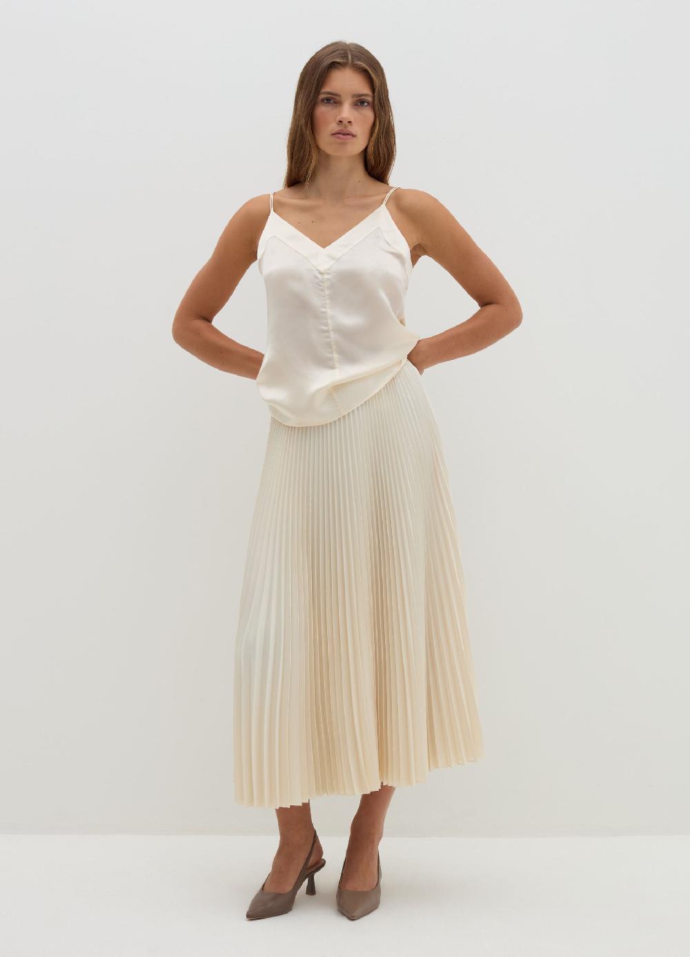 Stefanel Top in viscosa e seta