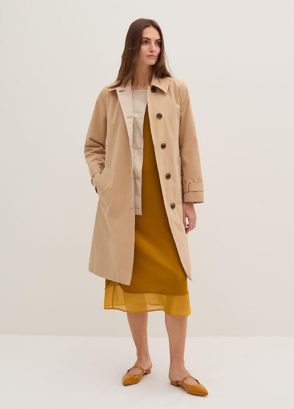 Stefanel Trench Lungo Con Cintura