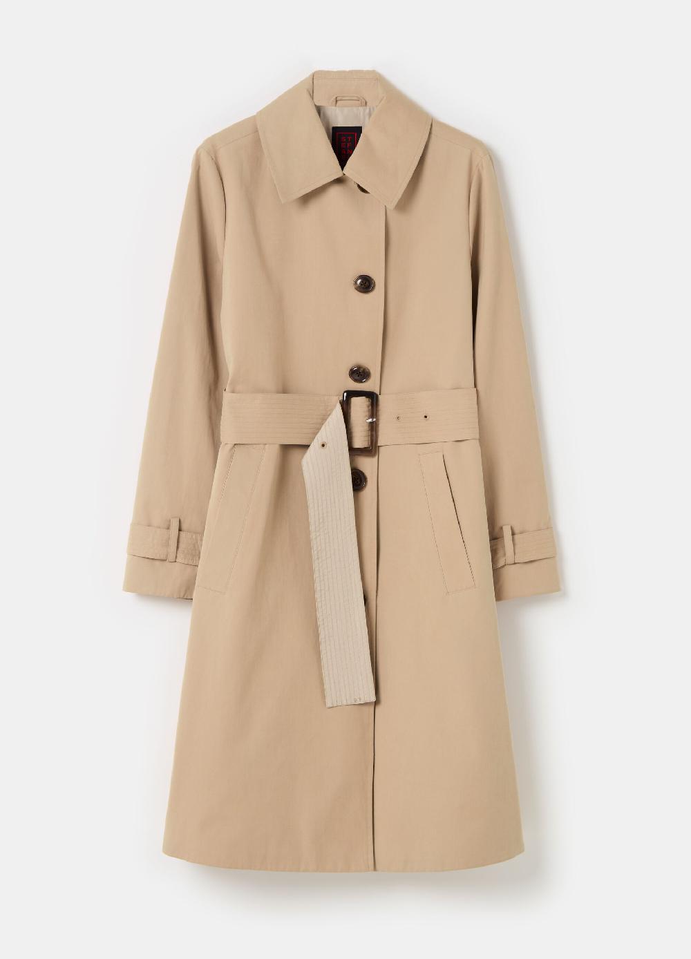 Stefanel Trench Lungo Con Cintura