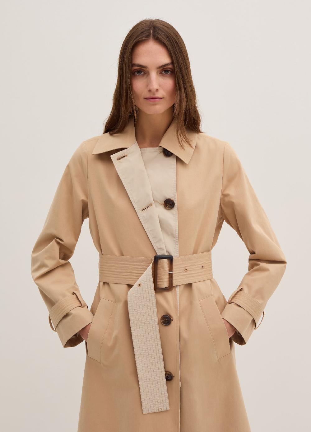 Stefanel Trench lungo con cintura