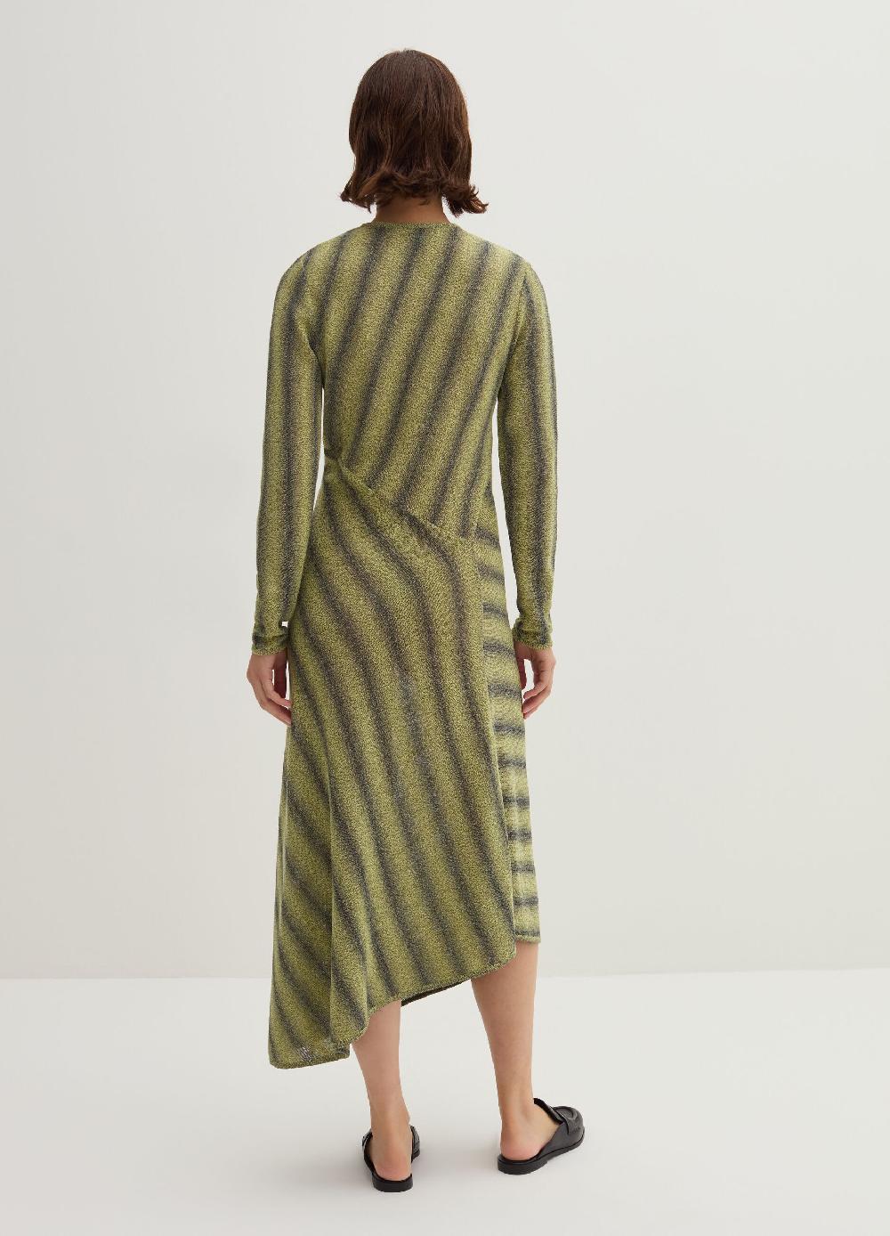 Stefanel Vestito Asimmetrico Space Dyed