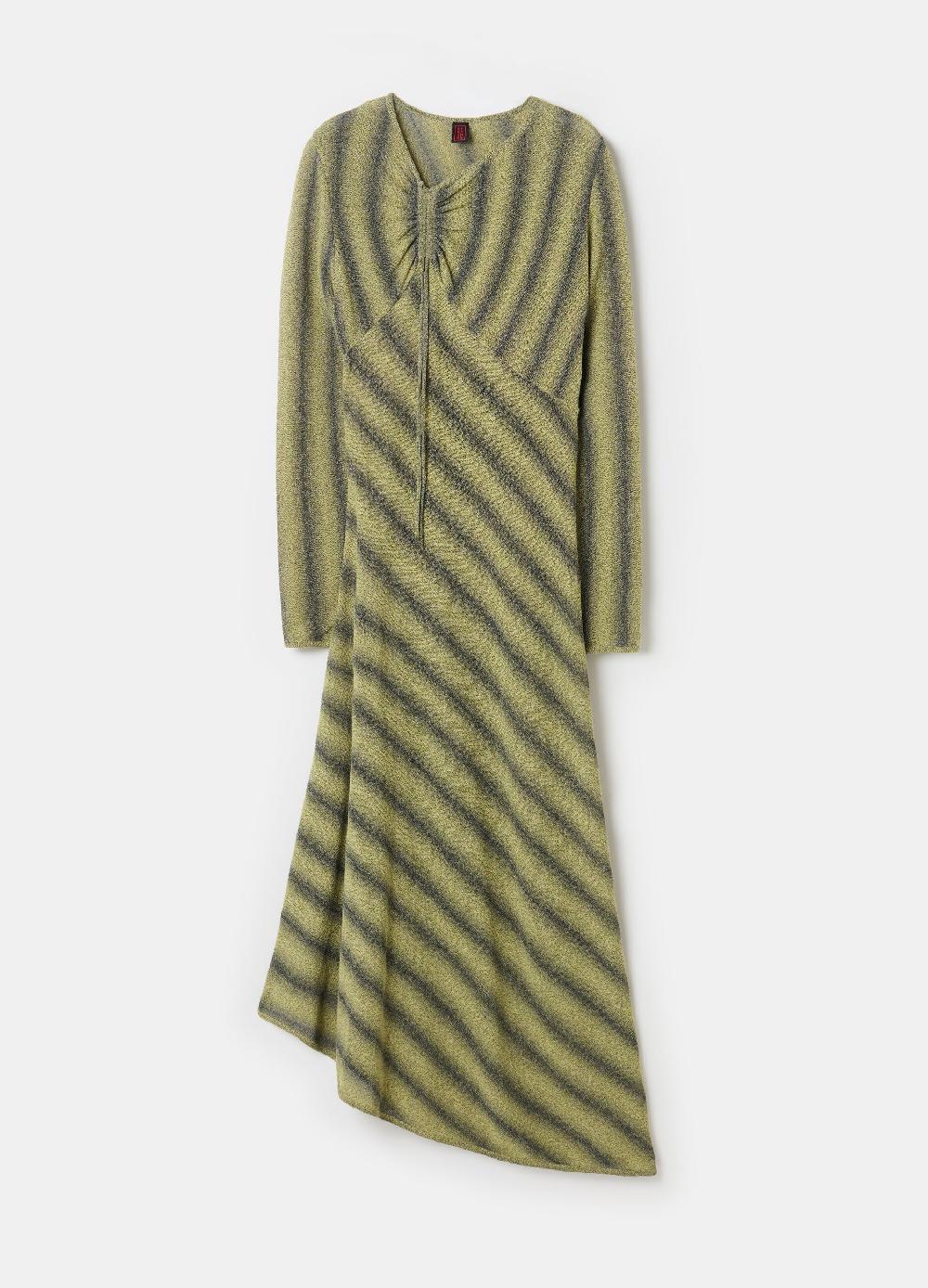 Stefanel Vestito Asimmetrico Space Dyed